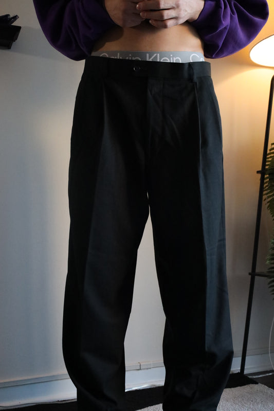 OVERSIZED PLEATED DRESS PANTS