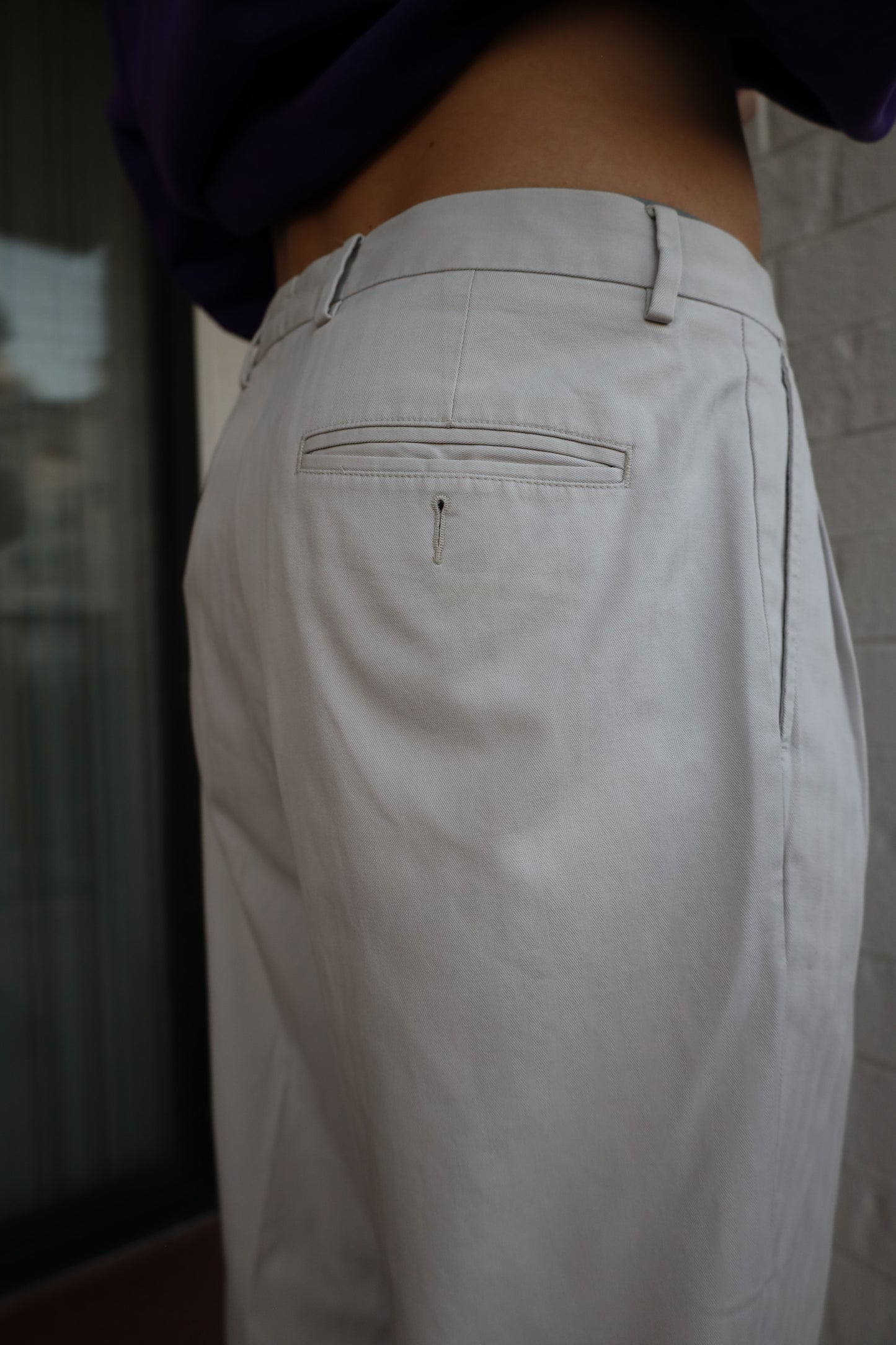 DANIEL CREMIEUX PLEATED DRESS PANTS