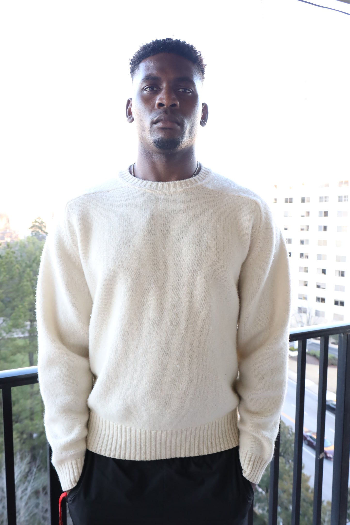 SAKS 5TH AVENUE WOOL SWEATER